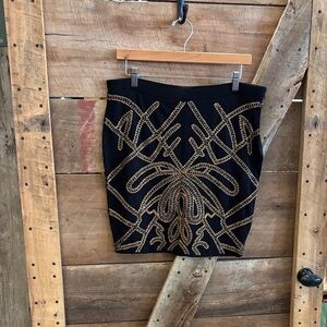 NWT Haute Hippie beaded skirt